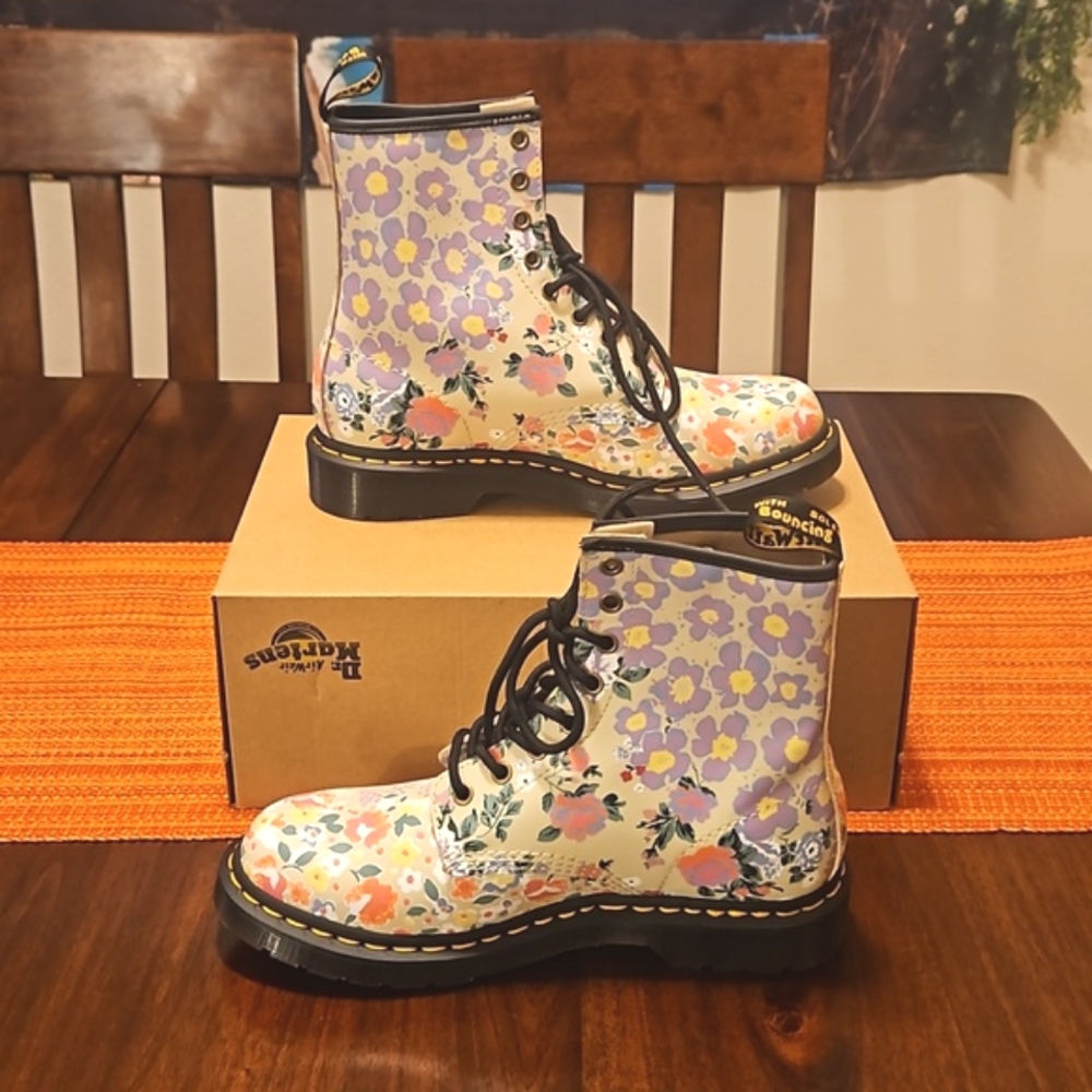 Dr. Martens Floral Mash Up Boots